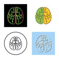 hersenen vector pictogram