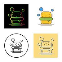 hamburger vector pictogram