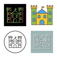 kasteel vector pictogram