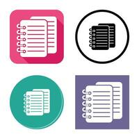 notities vector pictogram