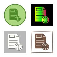 document vector pictogram