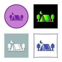 tent vector pictogram