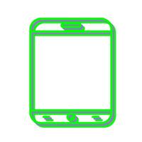 tablet vector pictogram