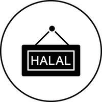 halal vector icoon