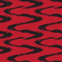 rood penseelstreek bont naadloos patroon vector