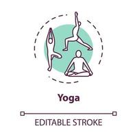 yoga concept icoon vector