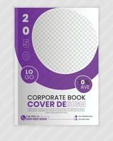vector zakelijke boek Hoes ontwerp sjabloon en jaar- verslag doen van ontwerp sjabloon