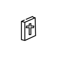 Bijbel icoon vector ontwerp Sjablonen