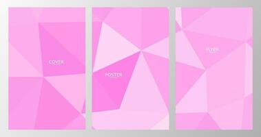 reeks van Hoes met abstract roze achtergrond vector