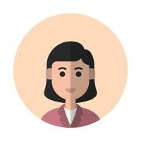 bedrijf Dames avatar vector ilustration