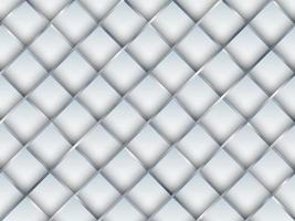 abstract naadloos patroon 3d wit vierkant zilver rasterlijnen achtergrond vector