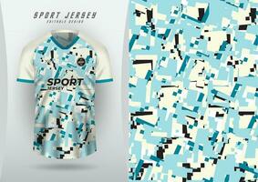 achtergrond voor sport, Jersey, Amerikaans voetbal, rennen Jersey, racing Jersey, wielersport. room texturen, patronen, grunge pixels, blauw, donker blauw en zwart. vector