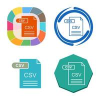 csv vector icoon