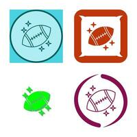 rugby vector pictogram