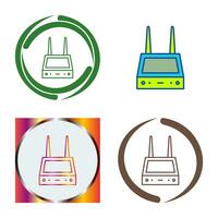 uniek router vector icoon