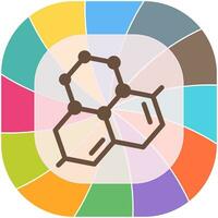 molecuul vector pictogram