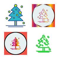 kerstboom vector pictogram