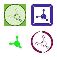 molecuul vector pictogram