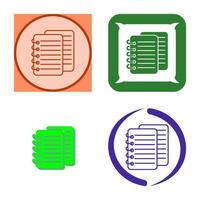 notities vector pictogram