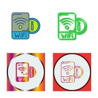 Wifi signaal vector icoon