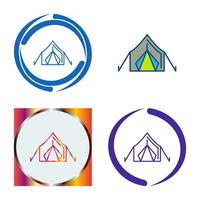 tent vector pictogram