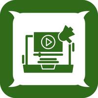 videomarketing vectorpictogram vector