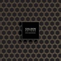 luxe gouden geometrisch patroon, abstracte patroonachtergrond vector