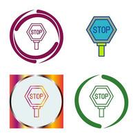 stopbord vector pictogram