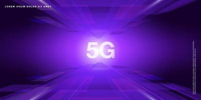 geavanceerde technische achtergrond, abstract 5g-concept, big data vector