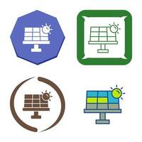 zonne-energie vector pictogram