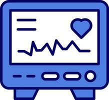 elektrocardiogram vector icoon