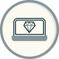 diamant vector pictogram