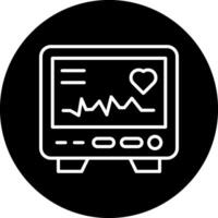 elektrocardiogram vector icoon