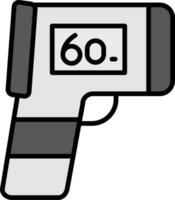 thermometer vector pictogram