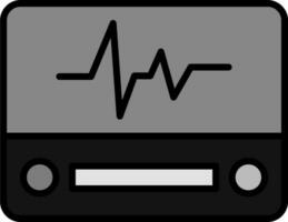 elektrocardiogram vector icoon