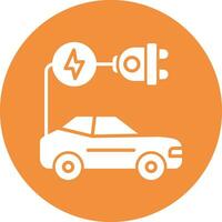 elektrische auto vector icon