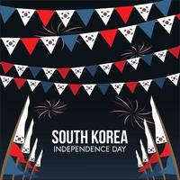 onafhankelijkheidsdag Zuid-Korea vector