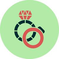 diamant ring vector icoon