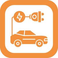 elektrische auto vector icon