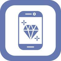 diamant vector pictogram