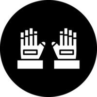 hand- handschoen vector icoon