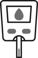 vector pictogram glucosemeter