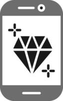 diamant vector pictogram