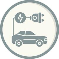 elektrische auto vector icon