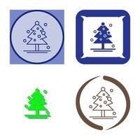 kerstboom vector pictogram