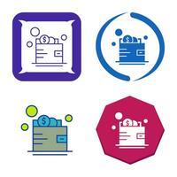portemonnee vector pictogram