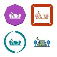 tent vector pictogram