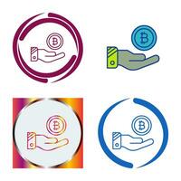 bitcoin vector pictogram