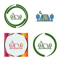 tent vector pictogram