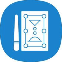 zwembad tafel vector icoon ontwerp